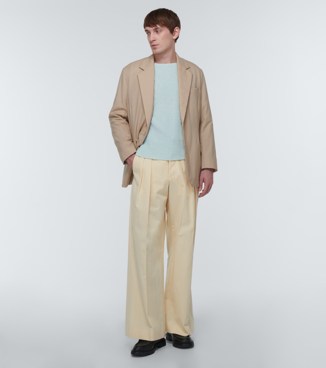 Pullover in lana a coste | Auralee