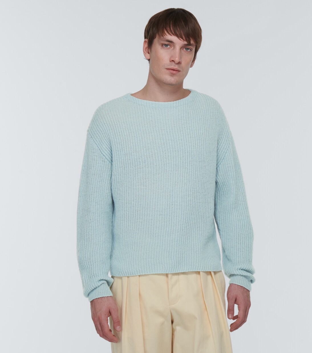 Pullover in lana a coste | Auralee