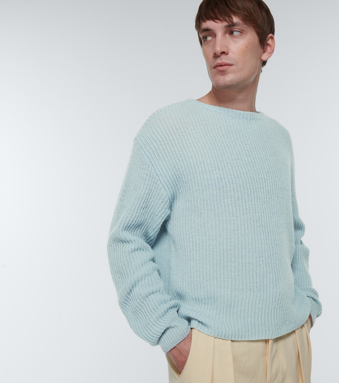 Pullover in lana a coste | Auralee