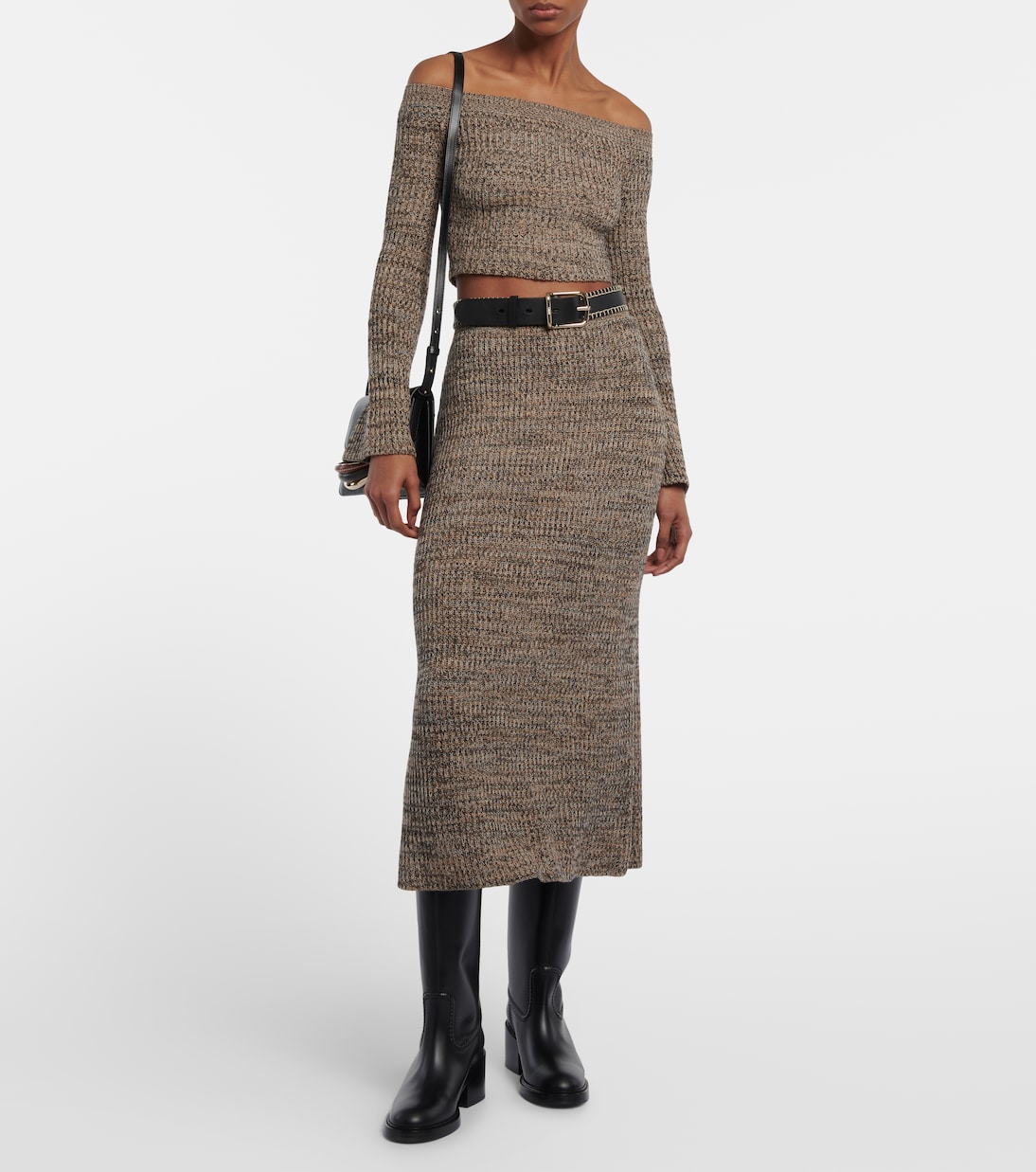 Jersey en mezcla de cachemir cropped | Chloé