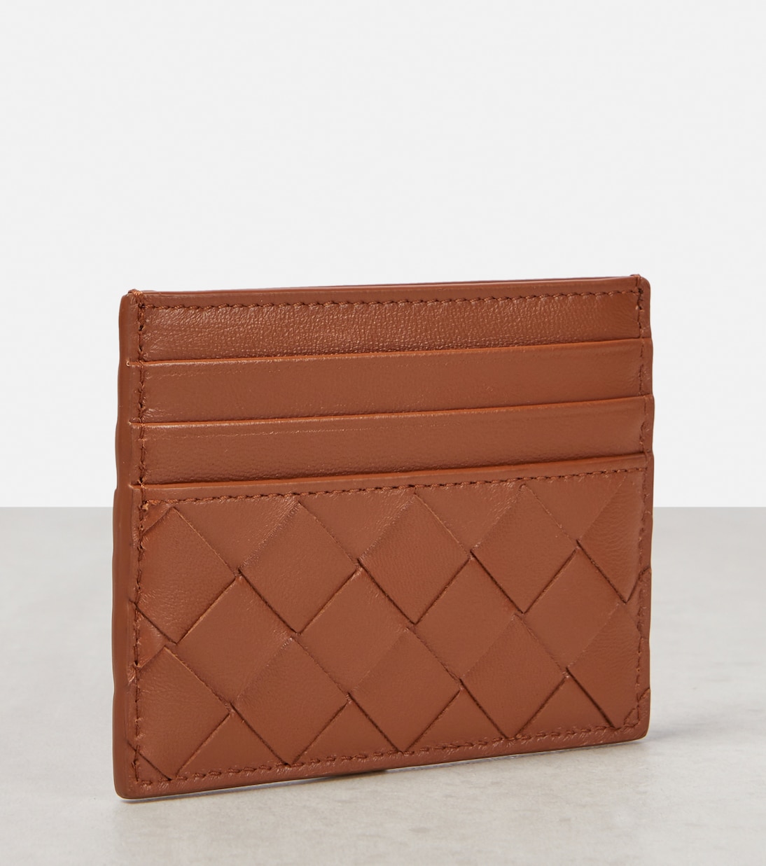 BOTTEGA VENETA Custodia in Pelle Intrecciato per Carte, Stile Giovane e Moderno