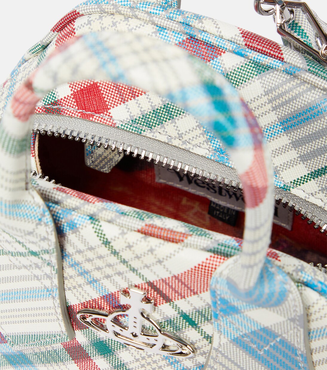 Borsa Yasmine Small in pelle a quadri | Vivienne Westwood