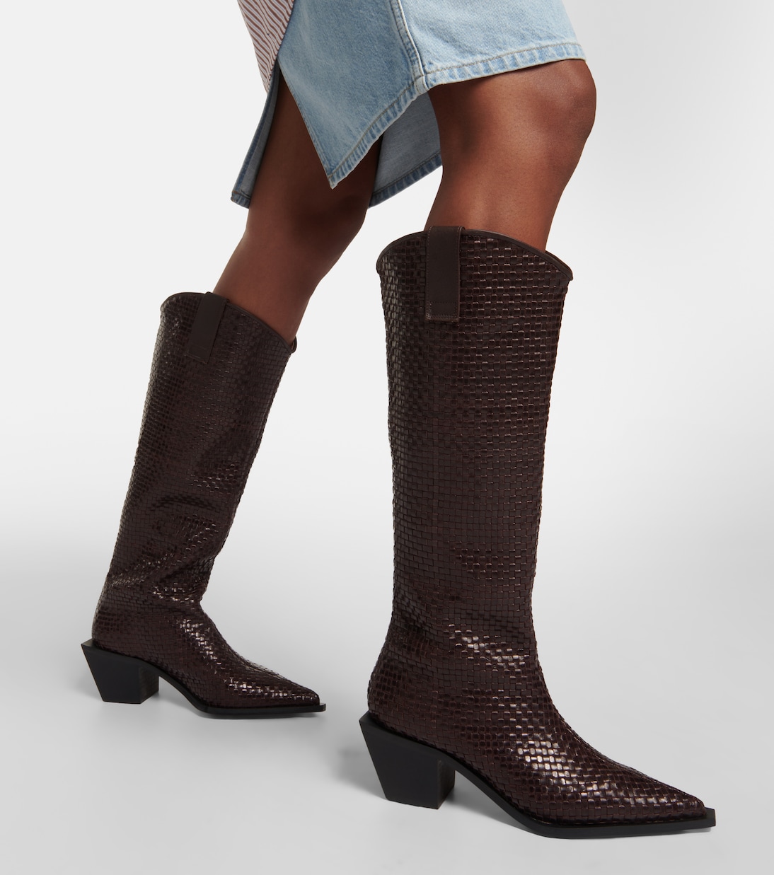 Botas altas Sole Telar de piel | Souliers Martinez