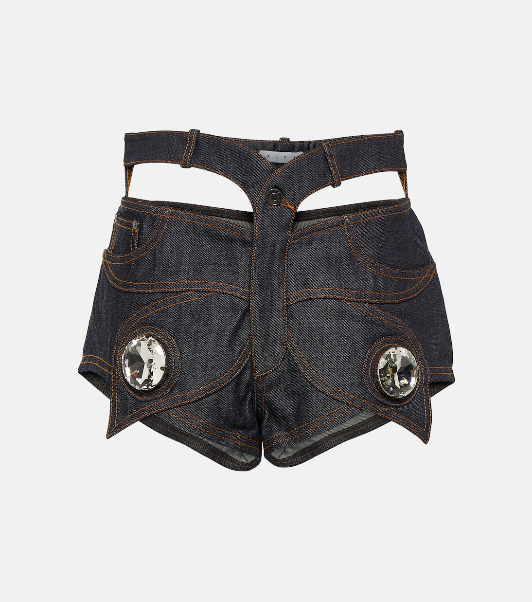 Short en jean à ornements | Area
