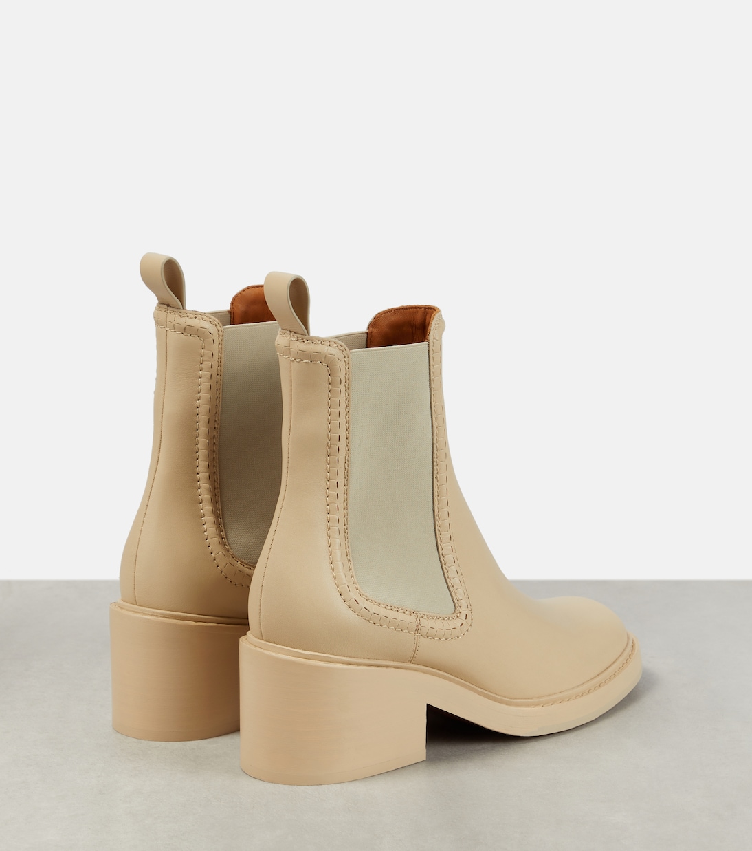 Mallo leather Chelsea boots | Chloé