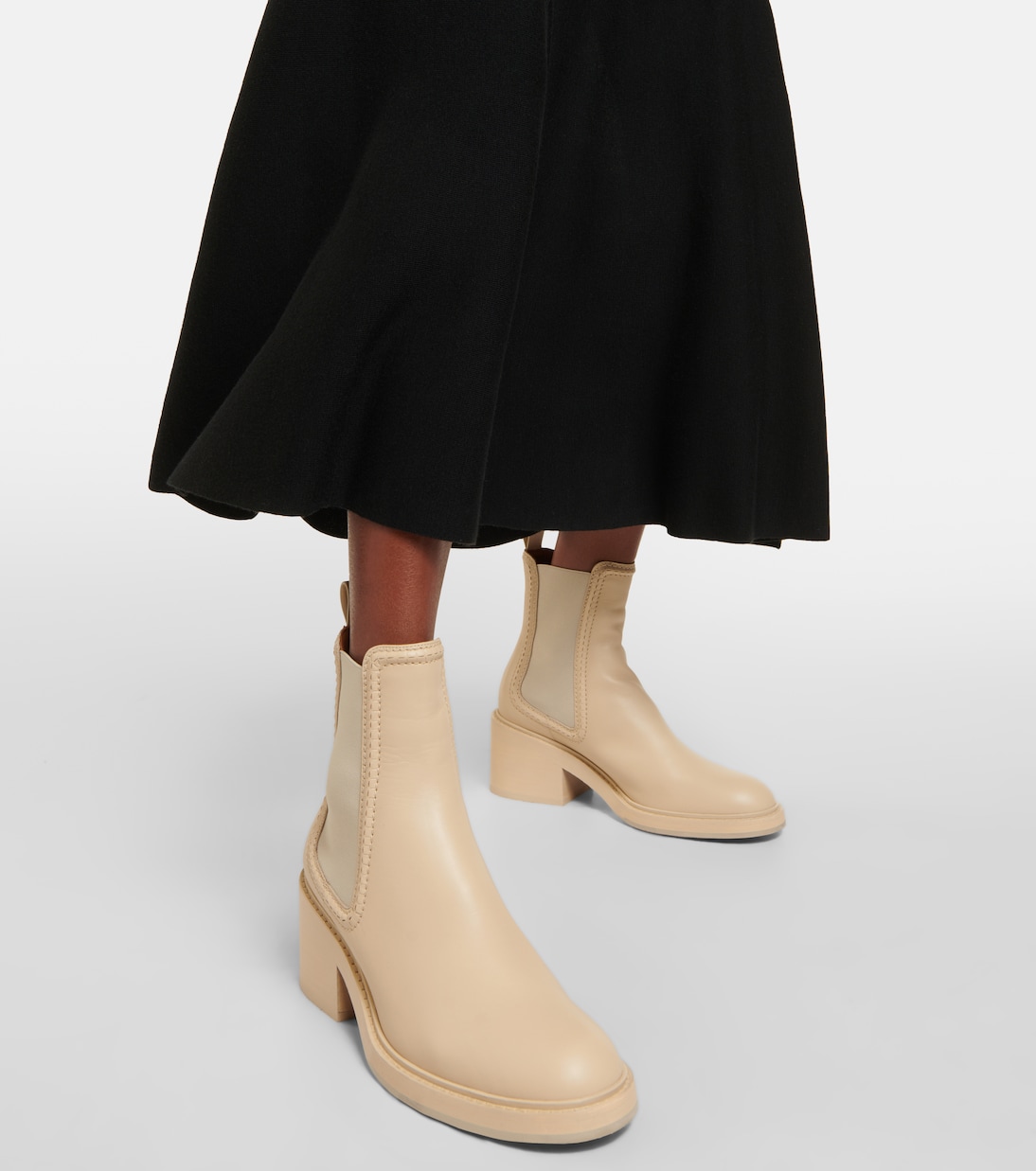 Mallo leather Chelsea boots | Chloé