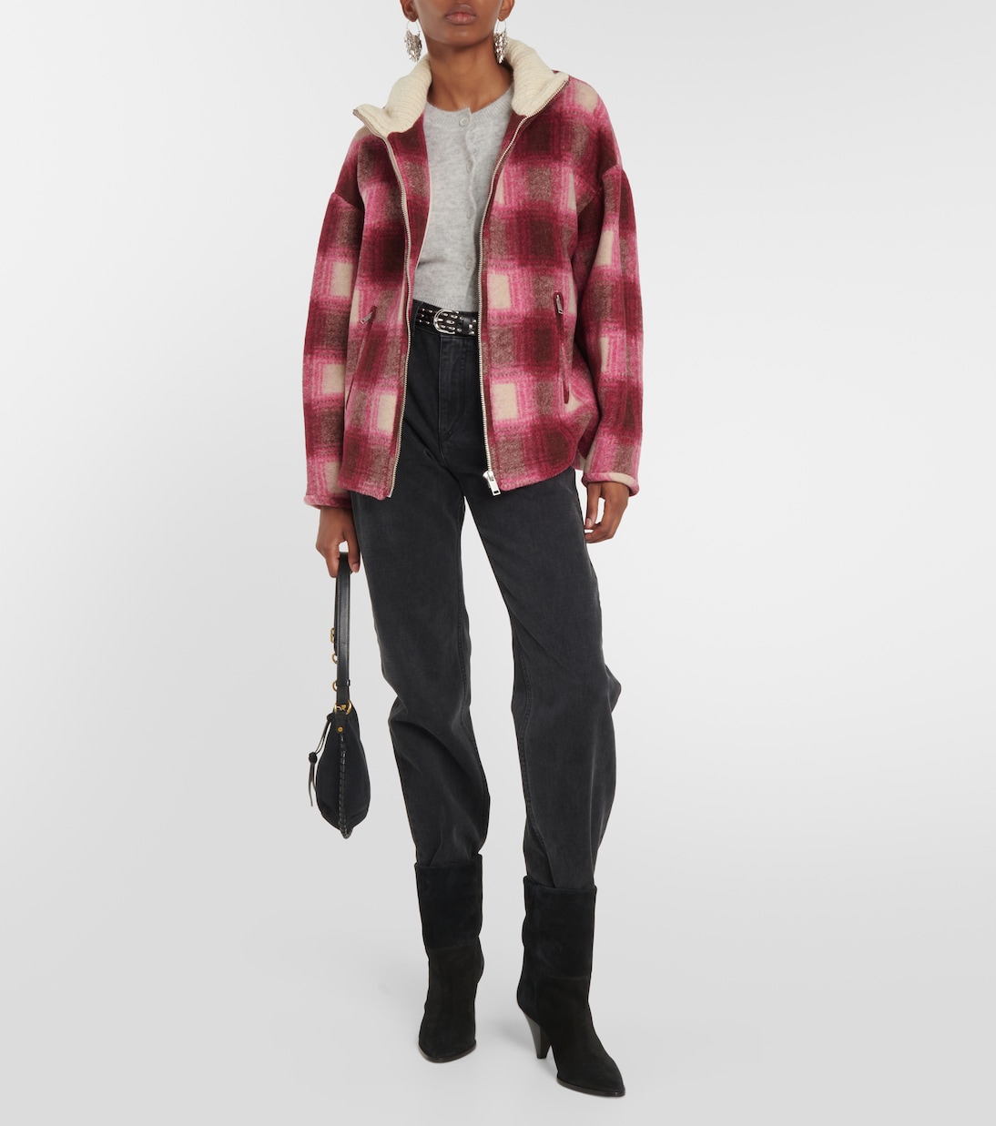 Giovany checked wool-blend jacket | Marant Etoile