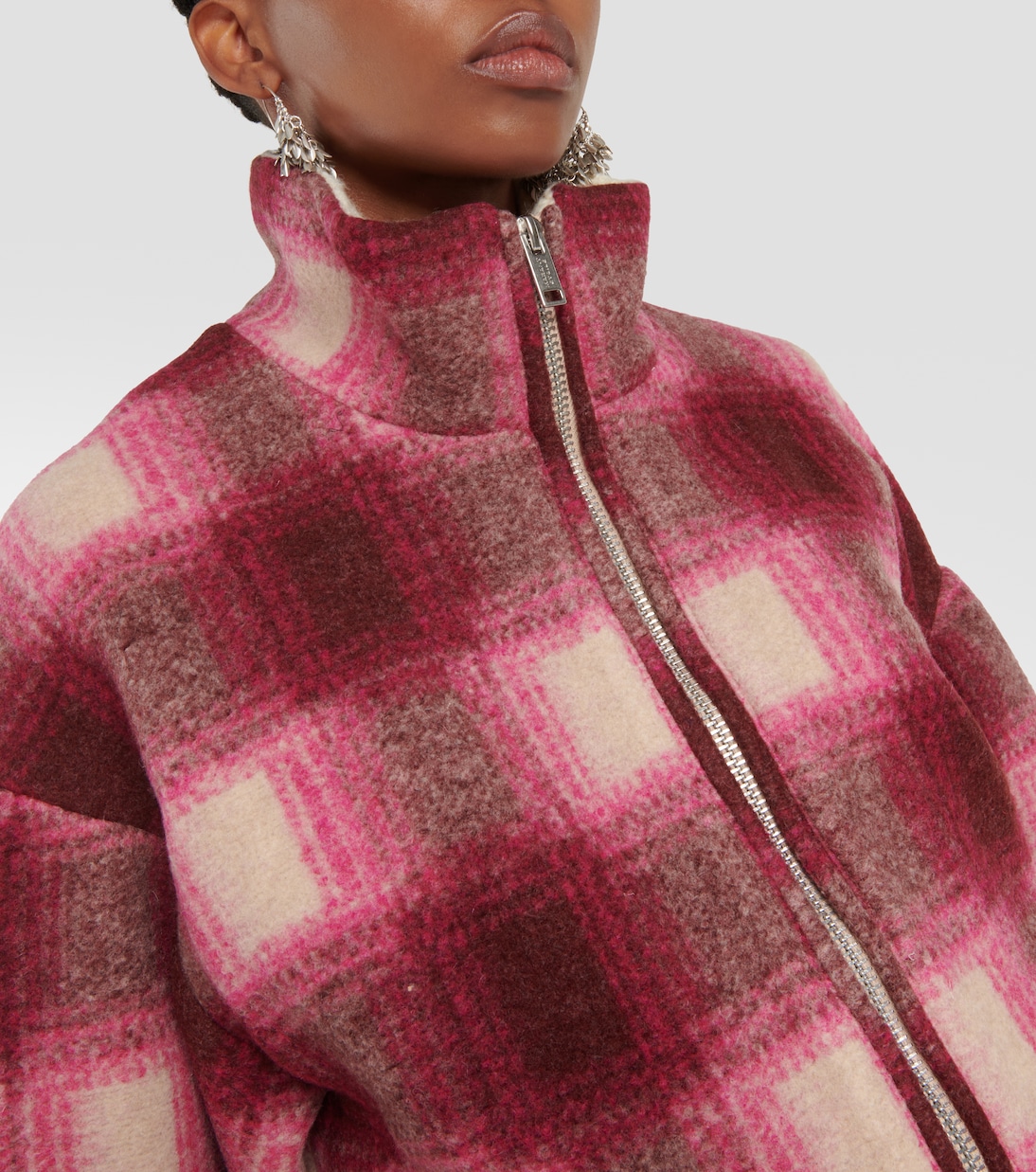 Giovany checked wool-blend jacket | Marant Etoile