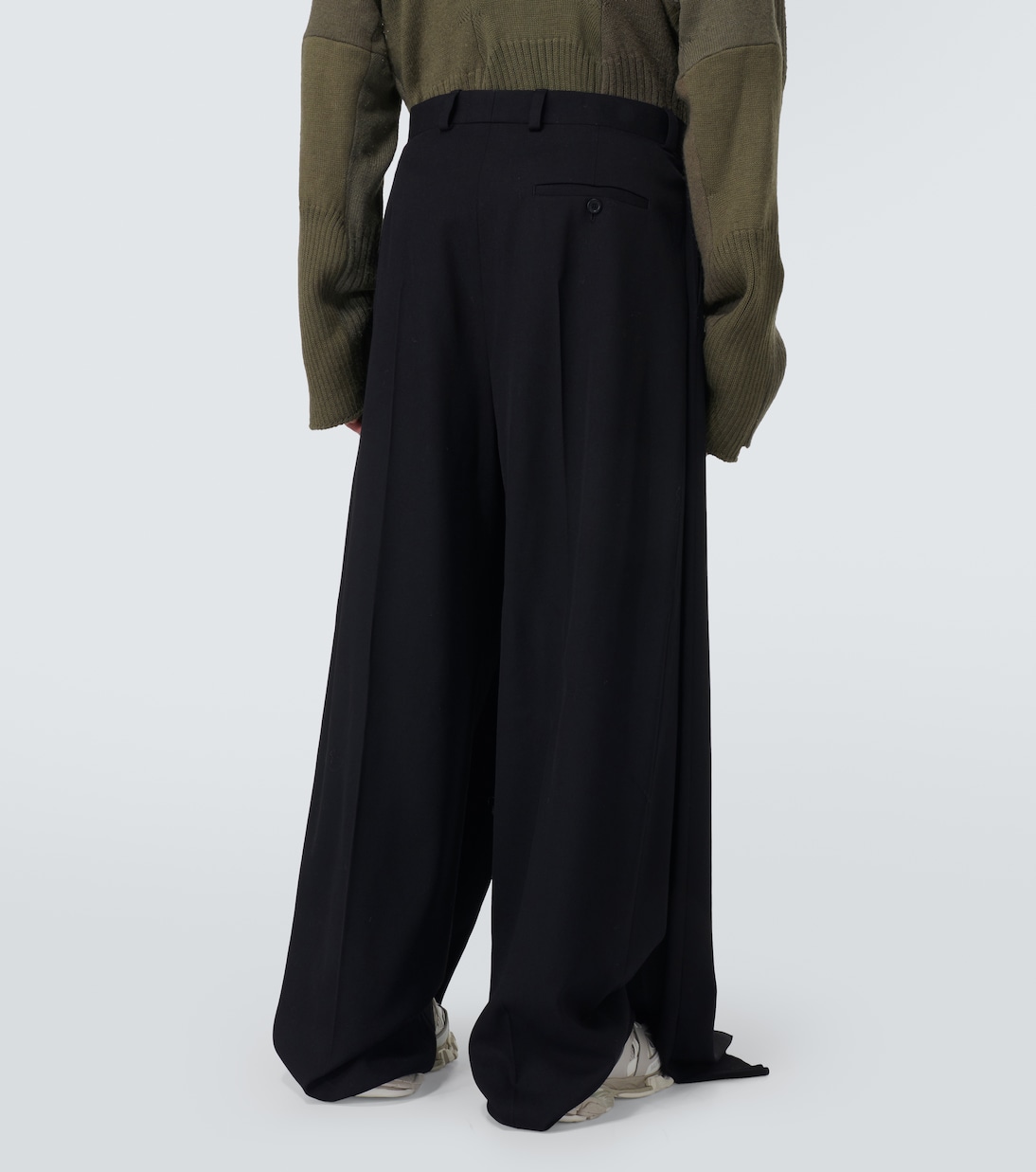 Weite Hose aus Wolle | Balenciaga