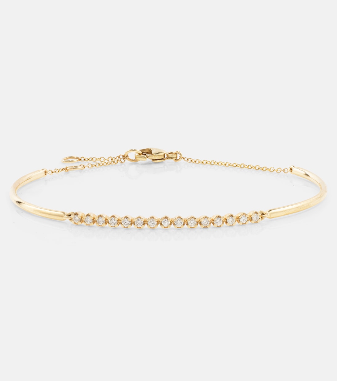 Bracciale in oro 10kt STONE AND STRAND con diamanti, stile giovanile