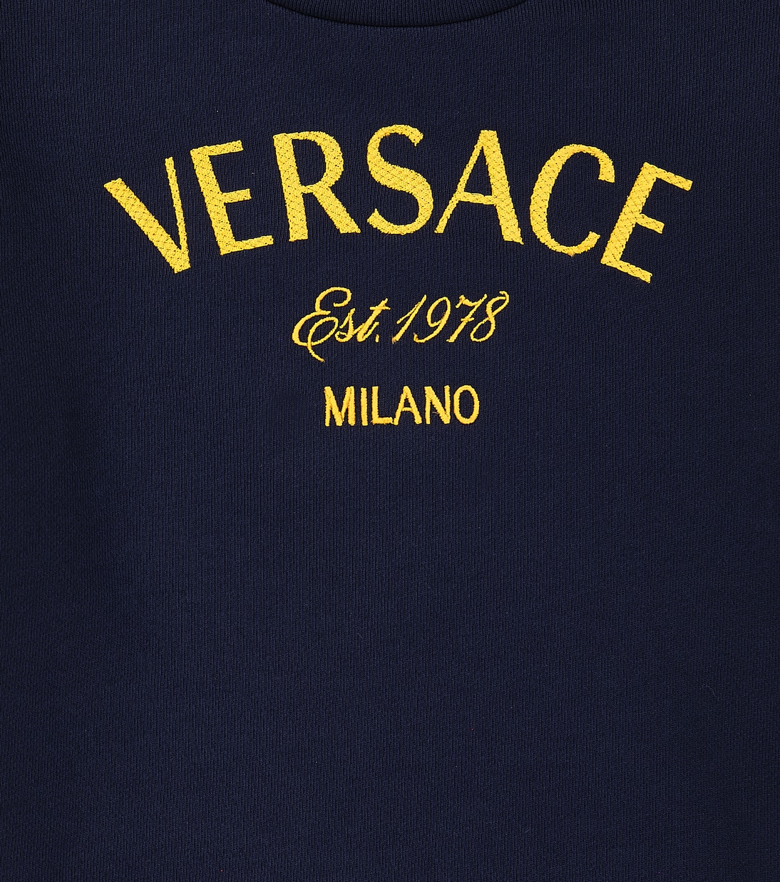 Sudadera en jersey de algodón con logo | Versace Kids