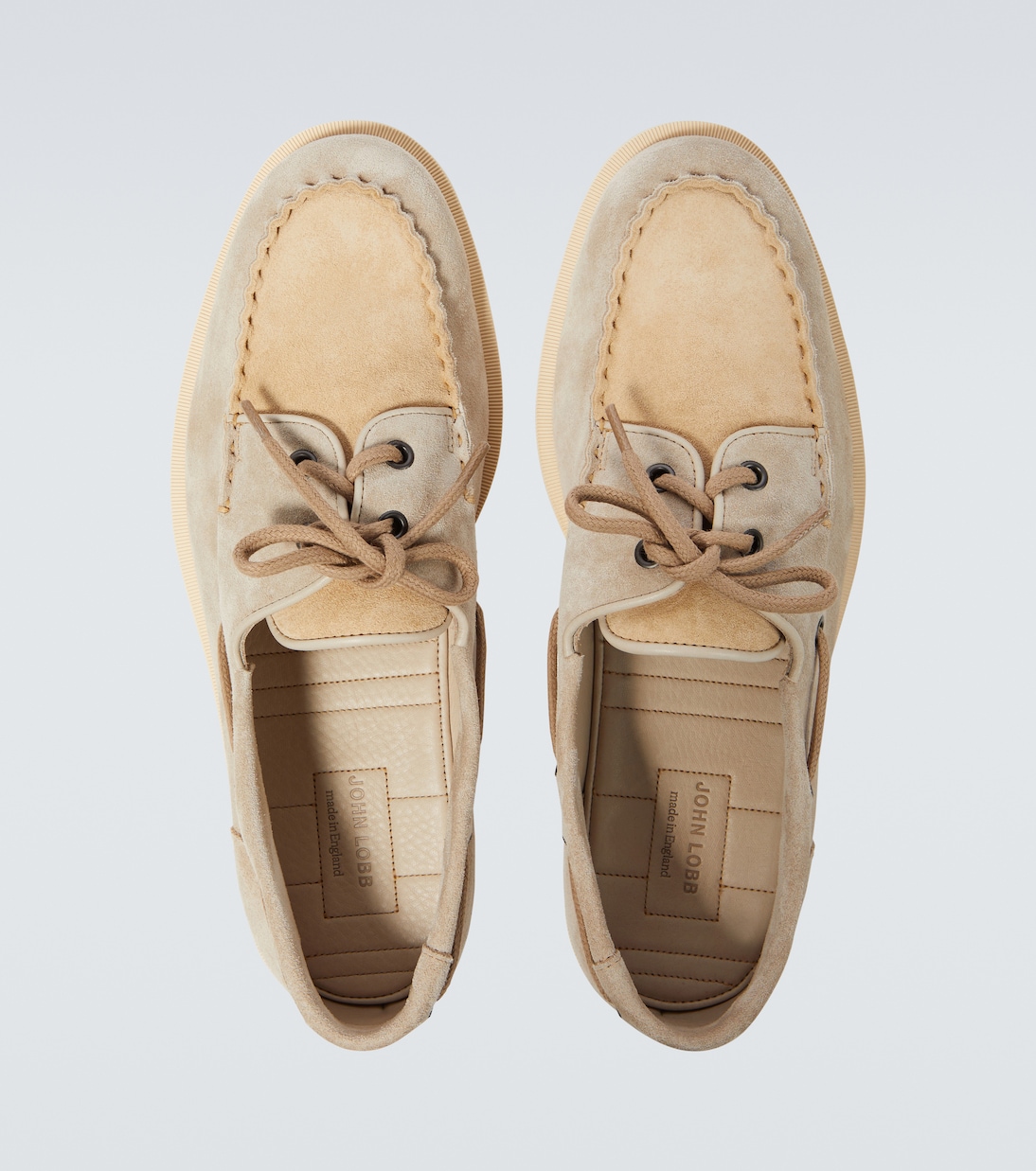 Chaussures bateau Foil en daim | John Lobb