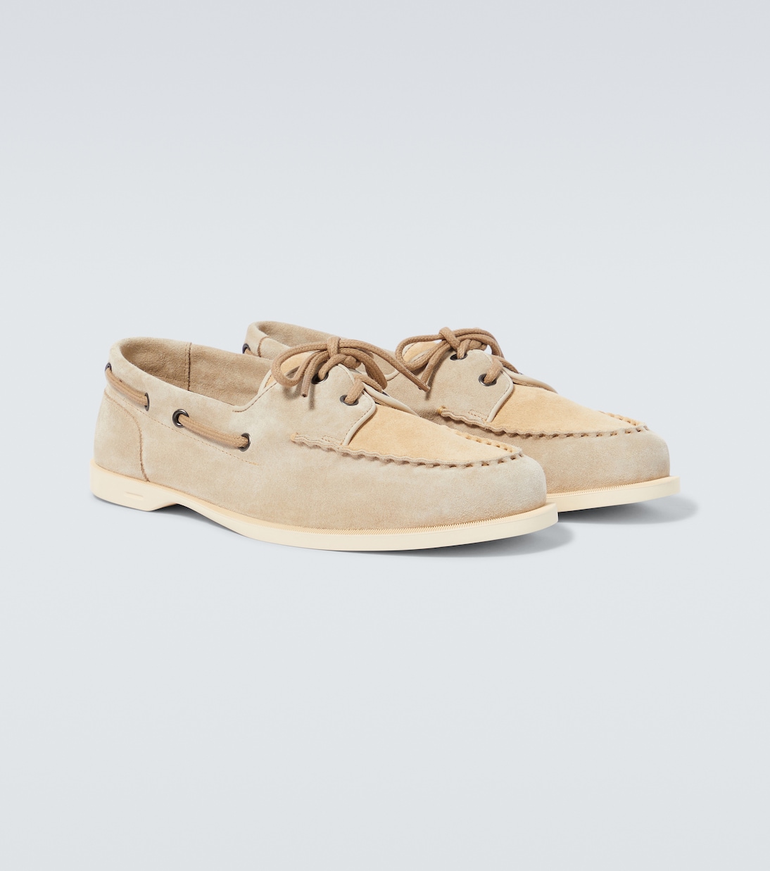 Chaussures bateau Foil en daim | John Lobb