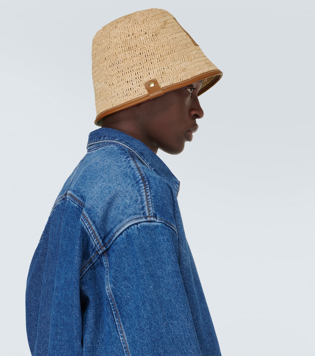 Sombrero de pescador Le Bob Soli de rafia | Jacquemus