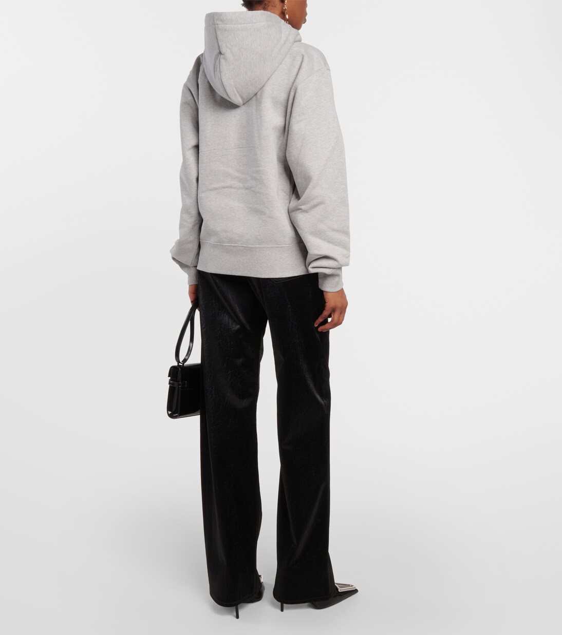 Sudadera con Capucha de Algodón Saint Laurent para Jóvenes