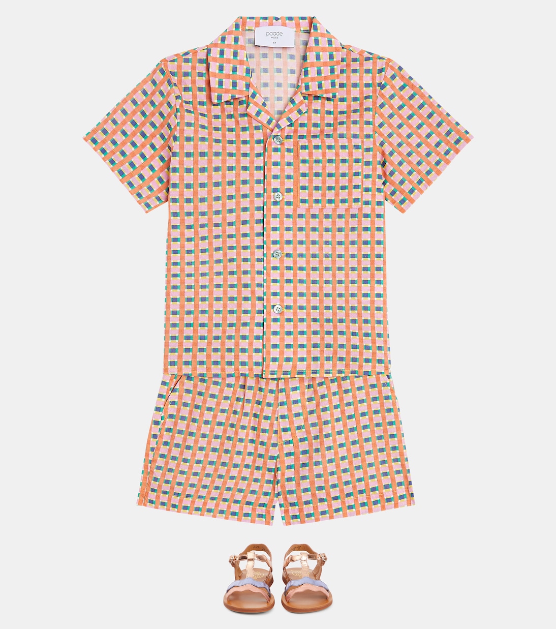 Camisa Idety de algodón a cuadros | Paade Mode