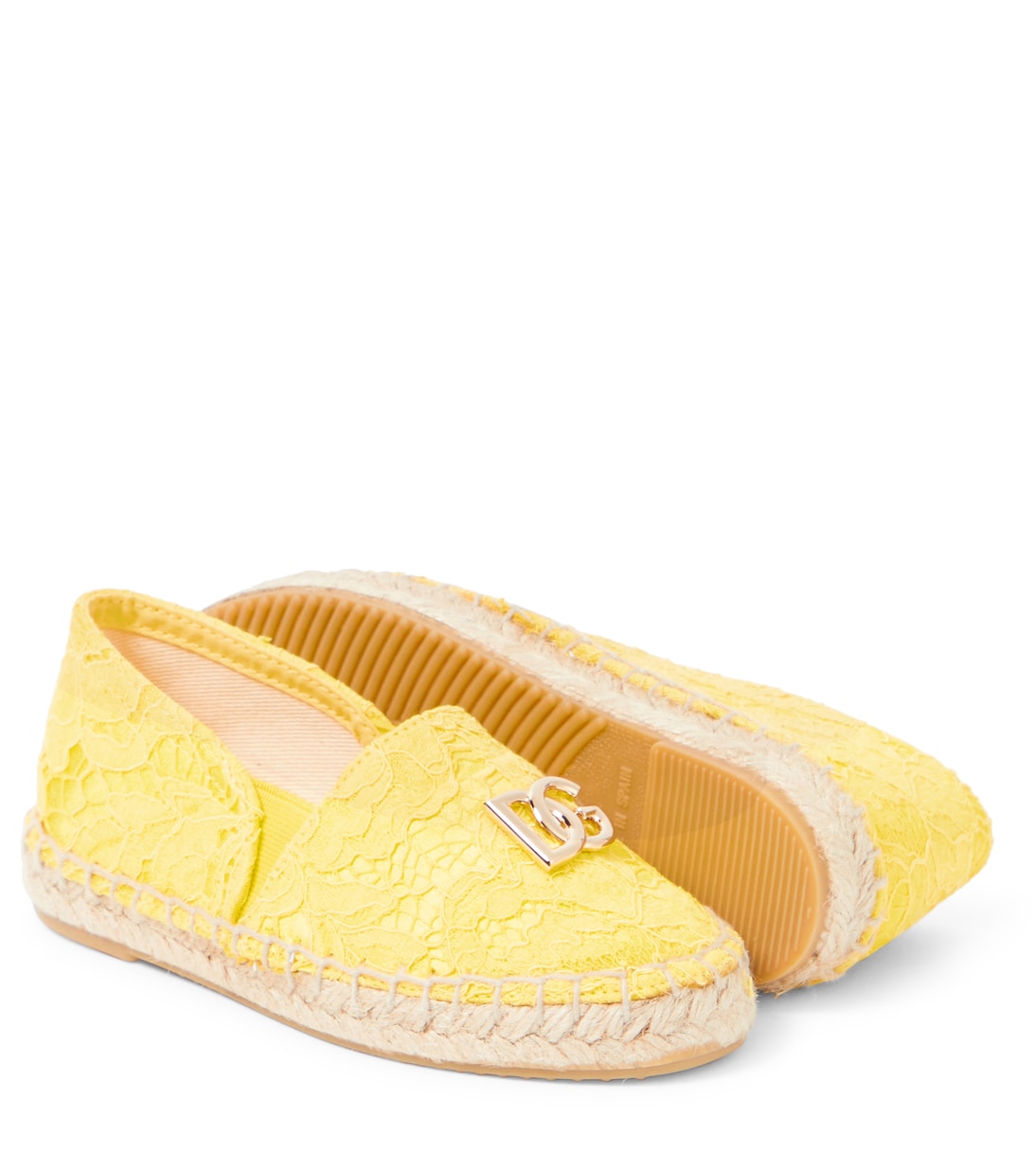 DG lace espadrilles | Dolce&Gabbana Kids