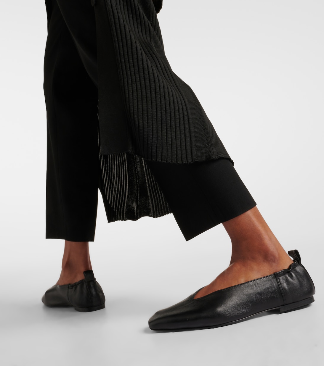 Ballerinas Briot aus Leder | A.Emery