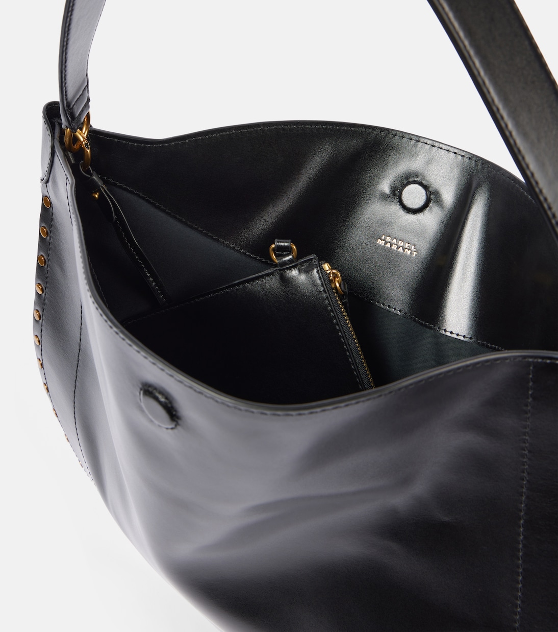 Verzierte Schultertasche Oskan aus Leder | Isabel Marant