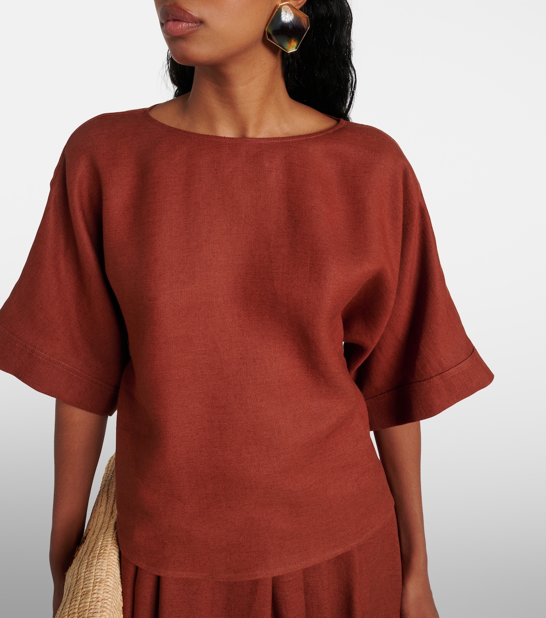 Top Morey in lino | Loro Piana