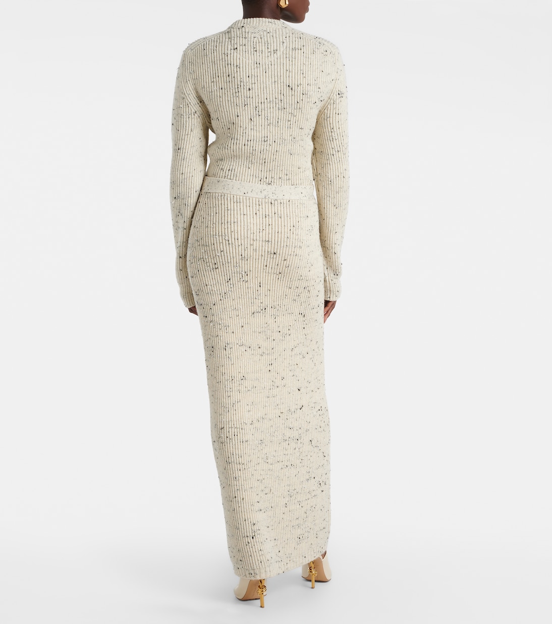 Jupe longue en laine | Bottega Veneta