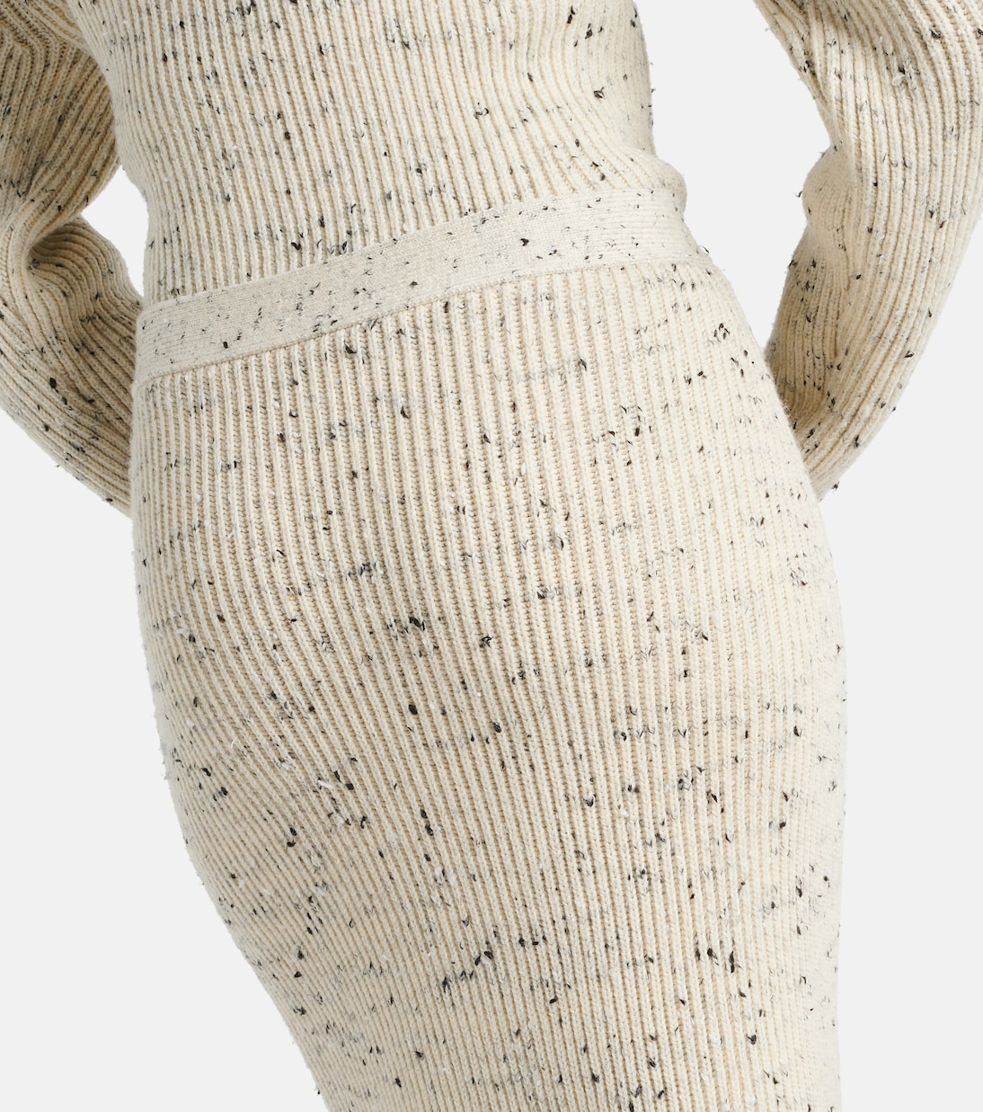 Jupe longue en laine | Bottega Veneta
