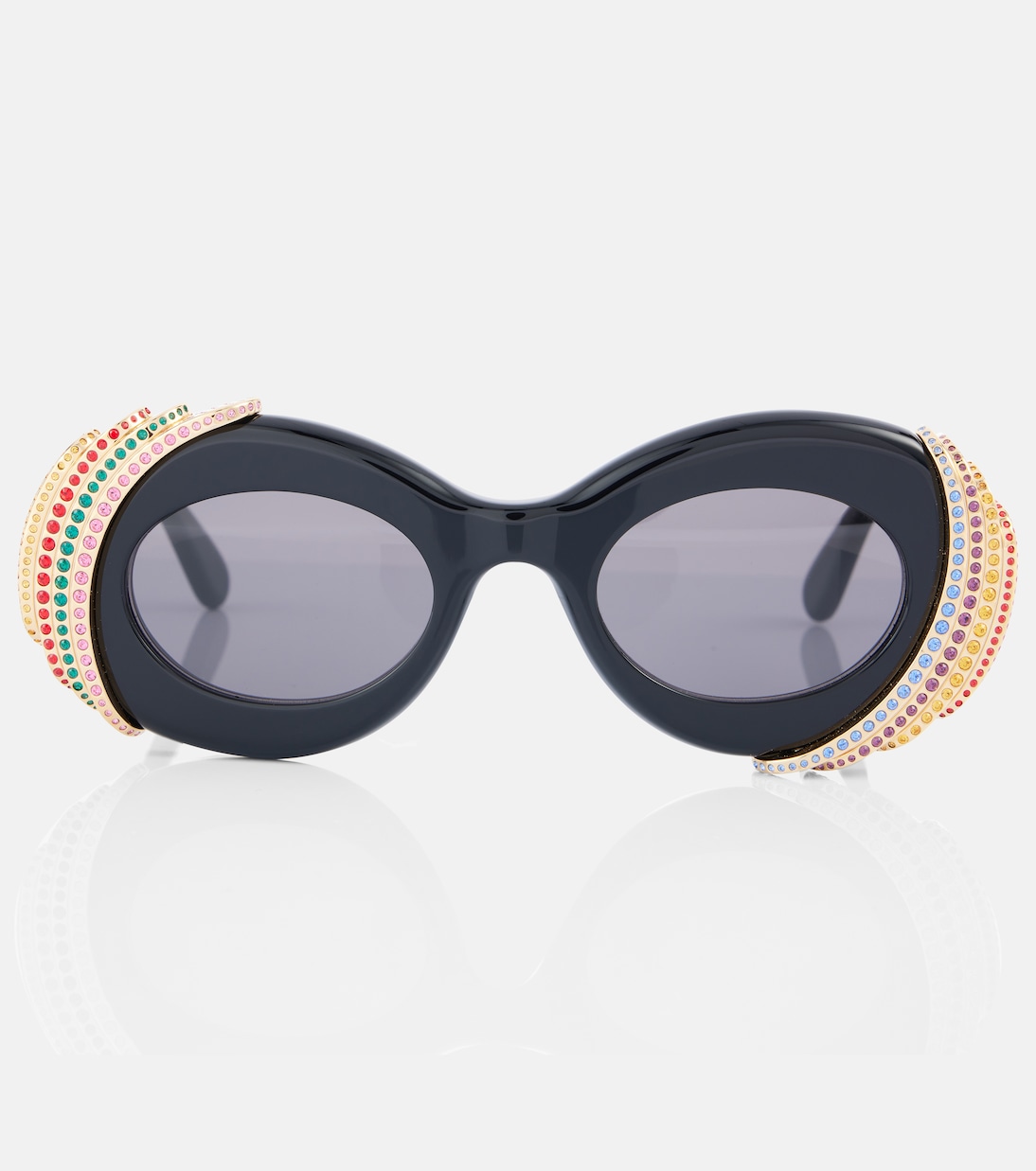 Occhiali da sole rotondi LOEWE Paula's Ibiza con dettagli decorati per uno stile giovane e trendy
