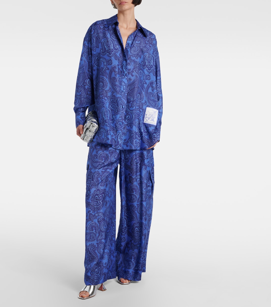 Chemise Ottie imprimée en soie | Zimmermann