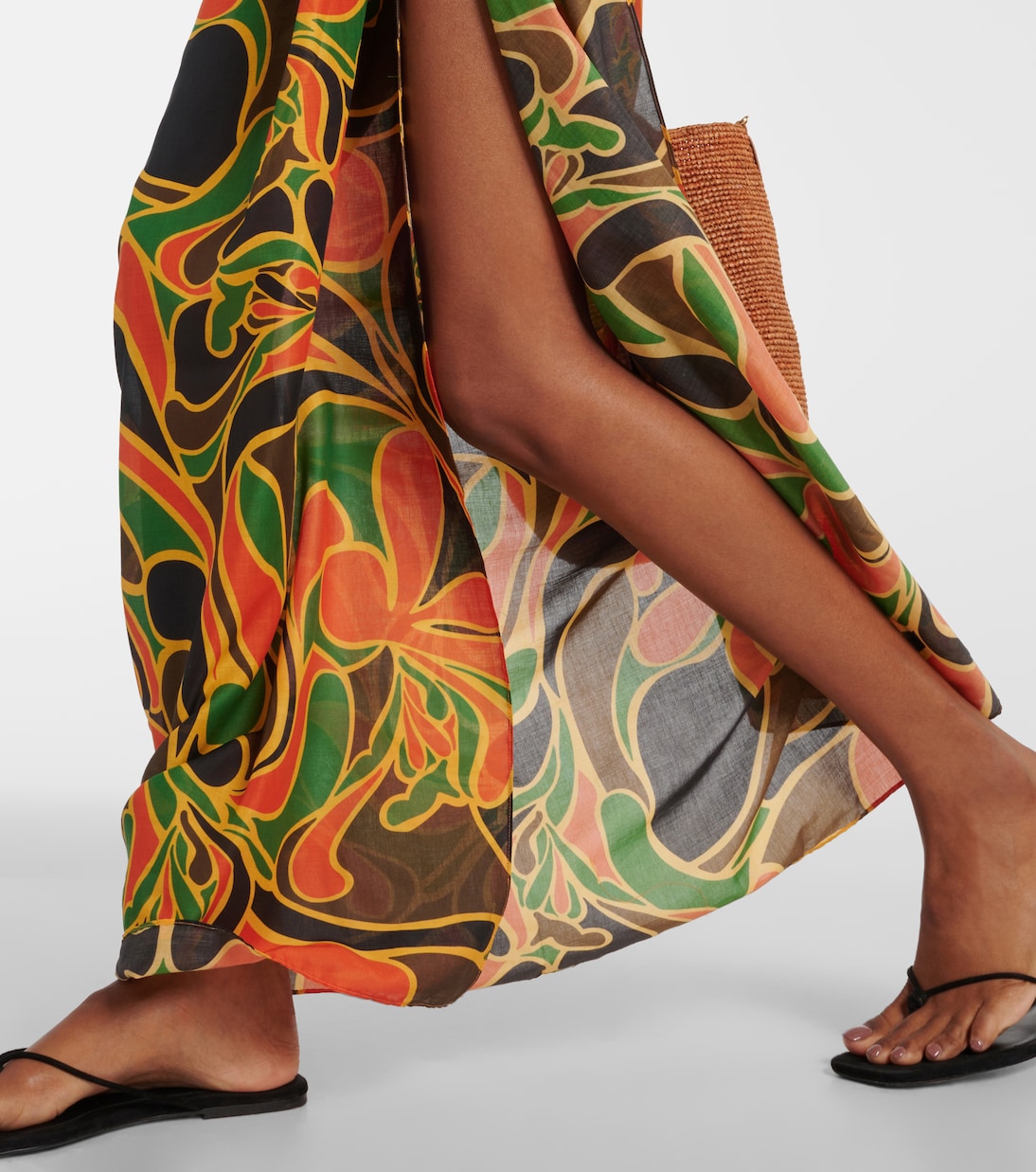 Pareo Zinnia in cotone con stampa | Faithfull