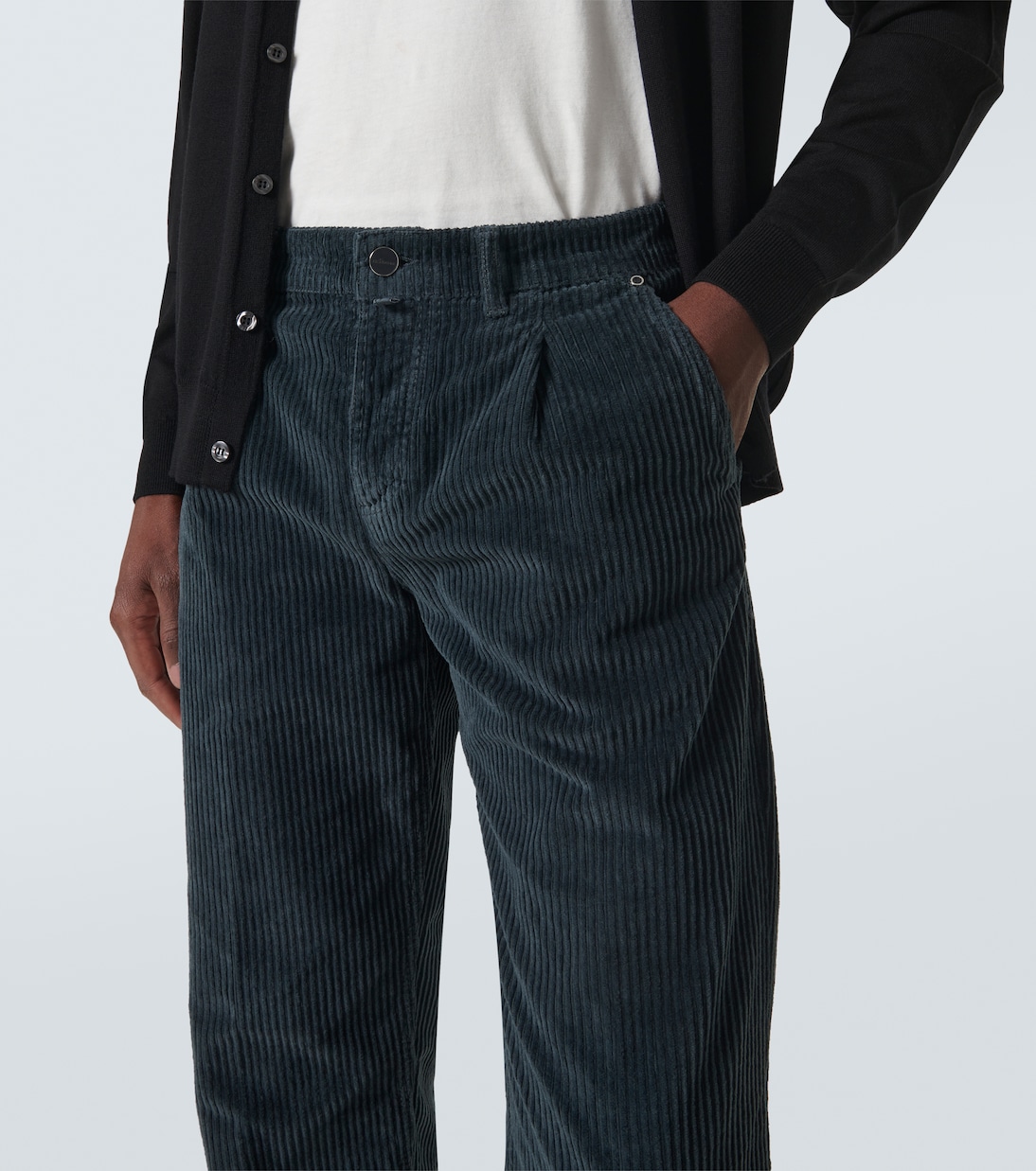 Gerade Hose aus Cord | Kiton