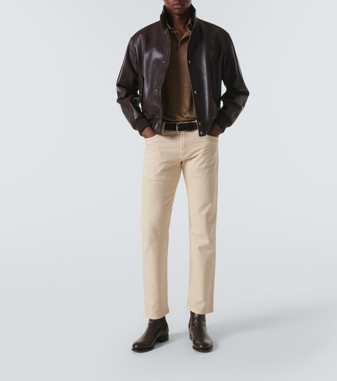 Polohemd aus Leinen | Loro Piana