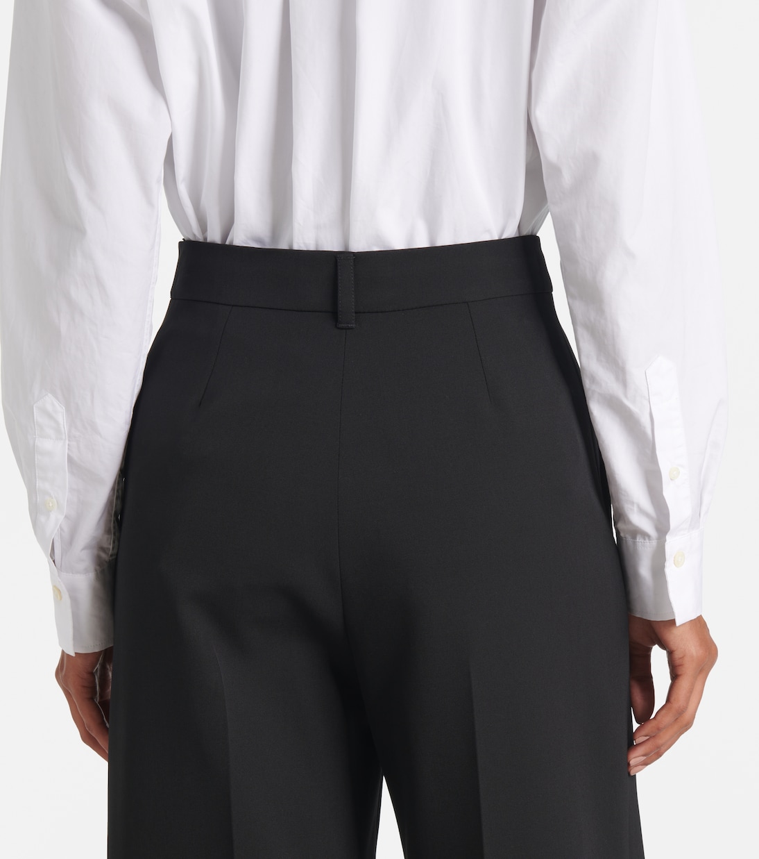 Pantaloni a gamba larga in misto lana | Stella McCartney