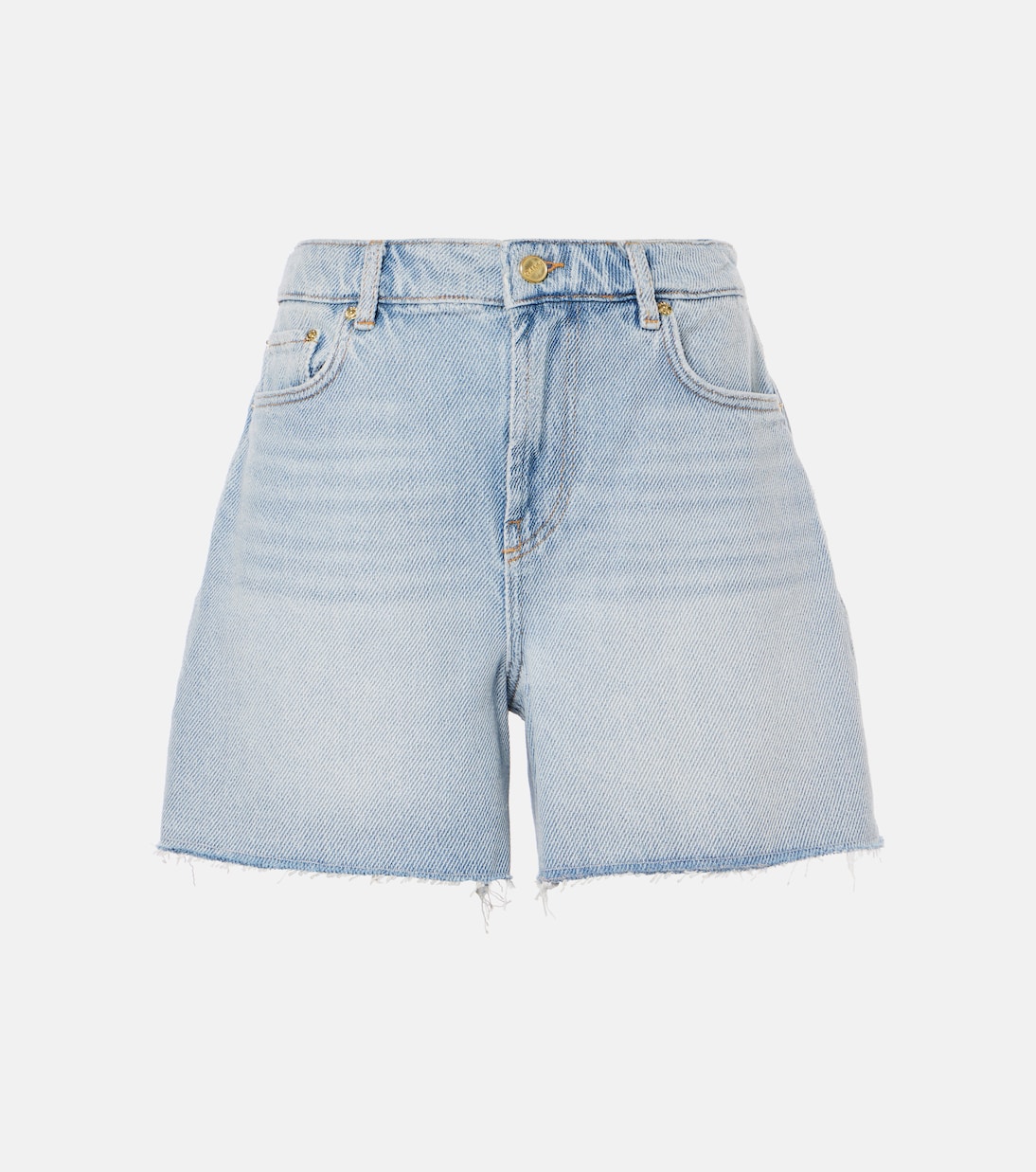 Shorts di jeans a vita alta | Ganni