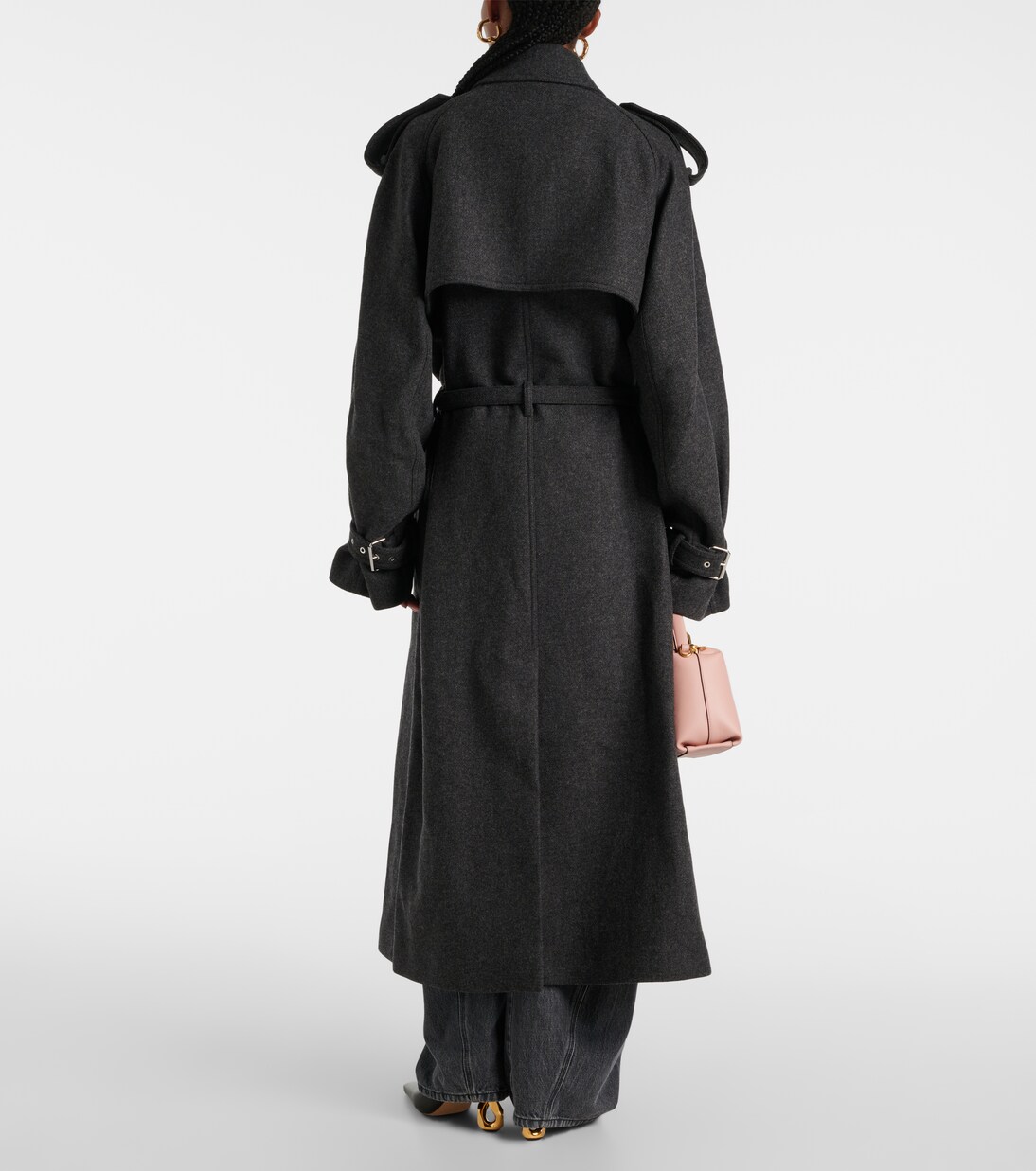 Wool-blend trench coat | JW Anderson