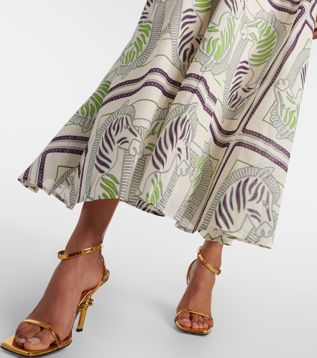 Printed cotton shirt dress | Tory Burch
