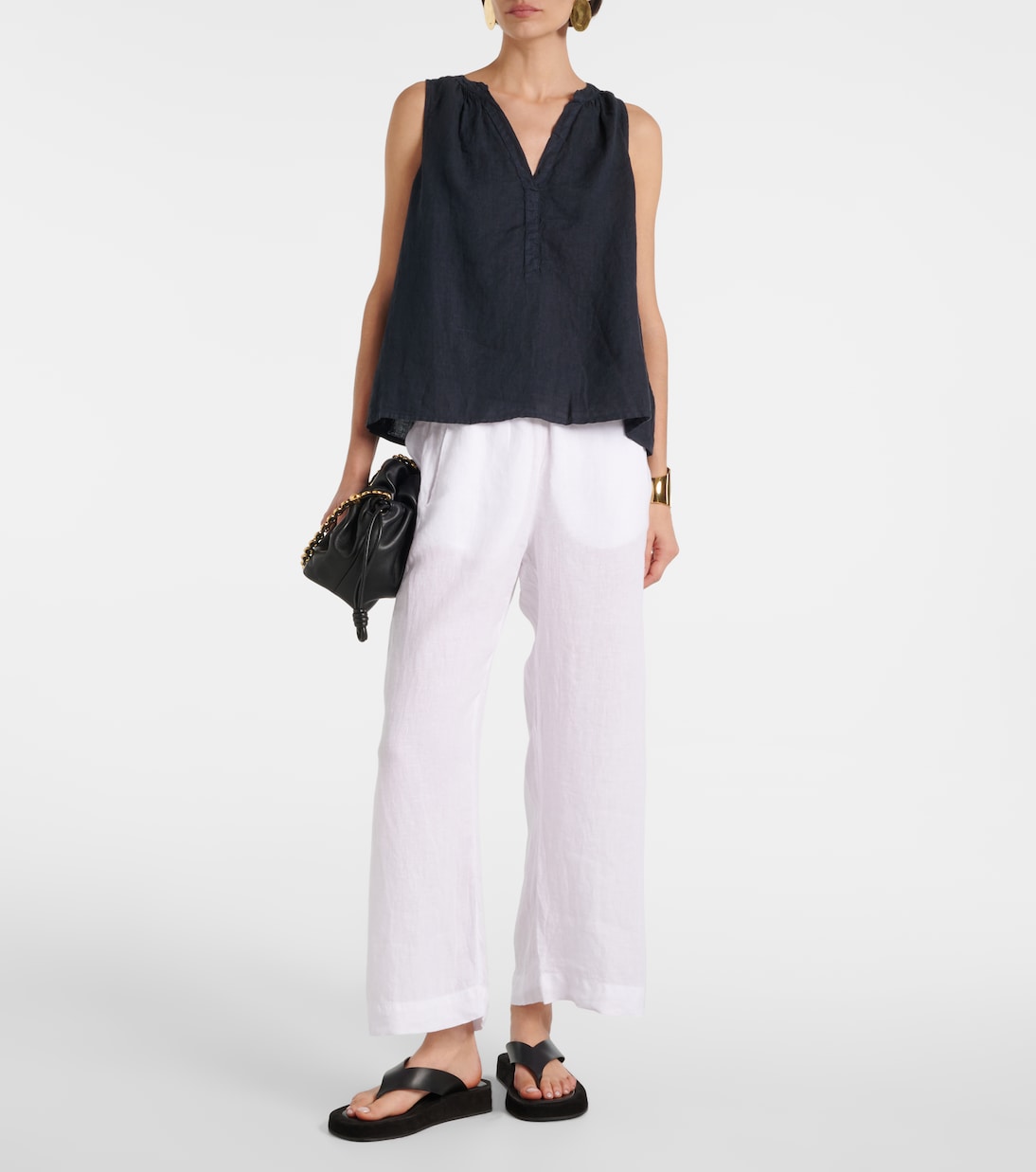 Tacy linen top | Velvet