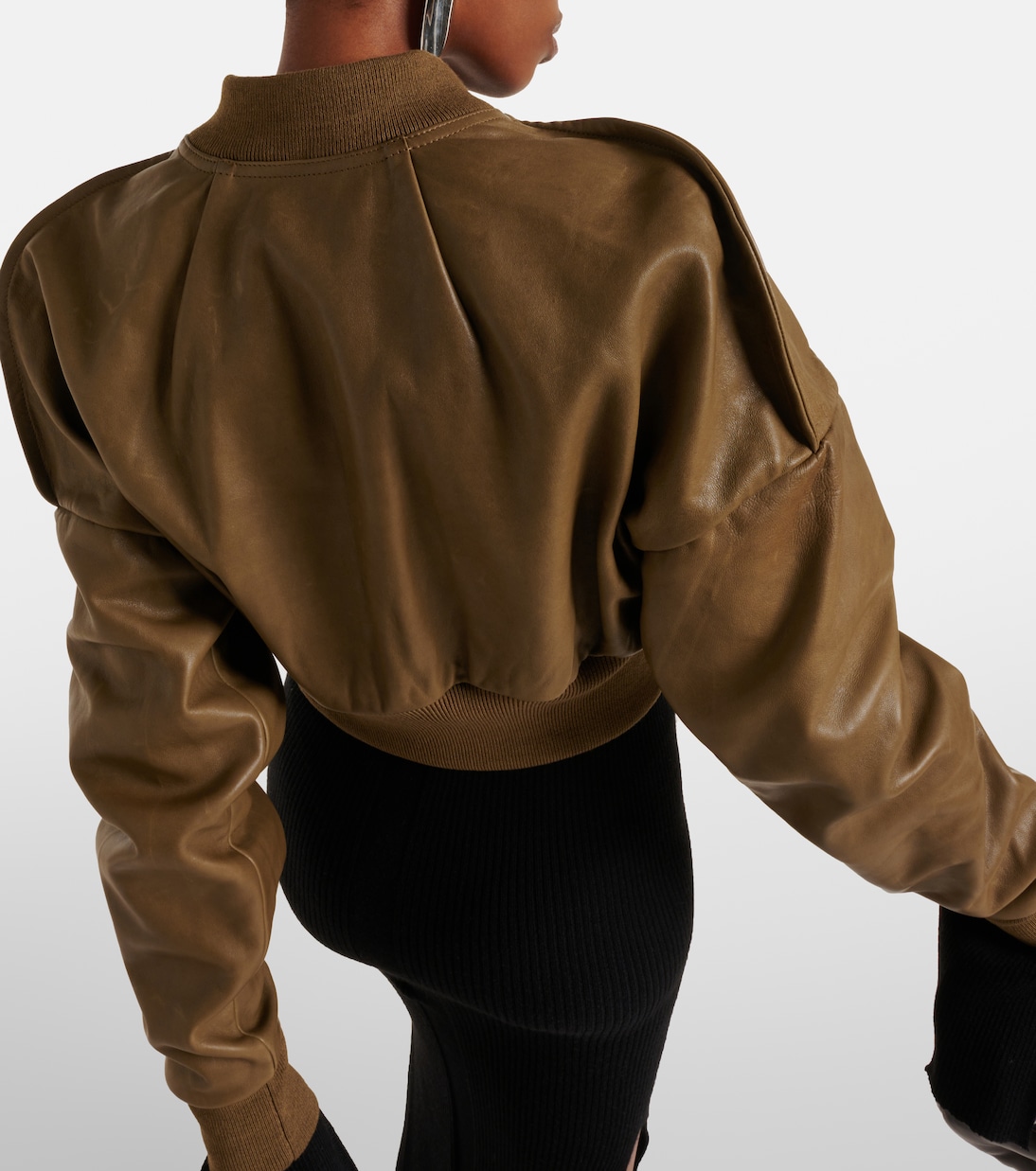 Chaqueta bomber cropped Flight de piel | Rick Owens