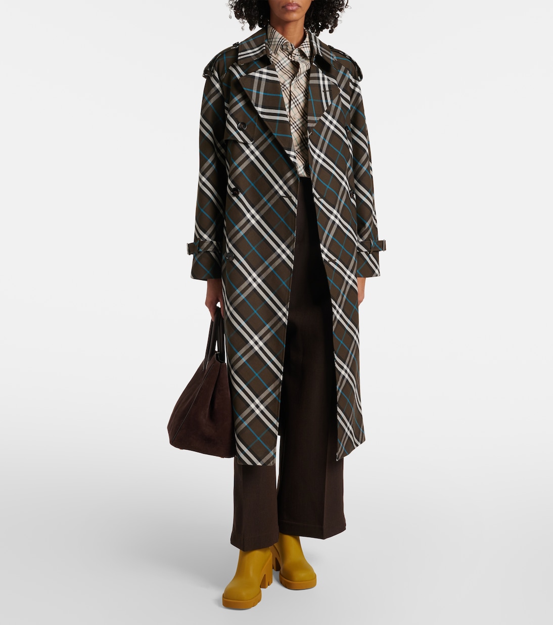 Cabas Rocking Horse Medium en daim | Burberry