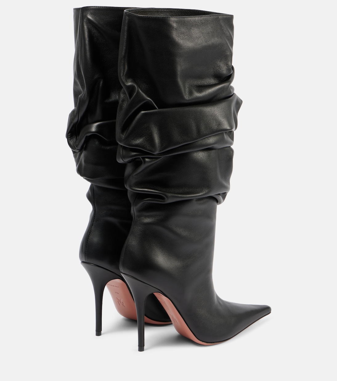 Overknee-Stiefel Anok 105 aus Leder | Amina Muaddi