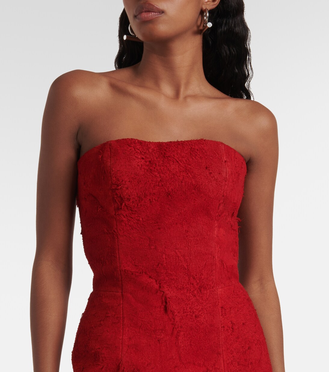 Abito midi in suede   | McQueen
