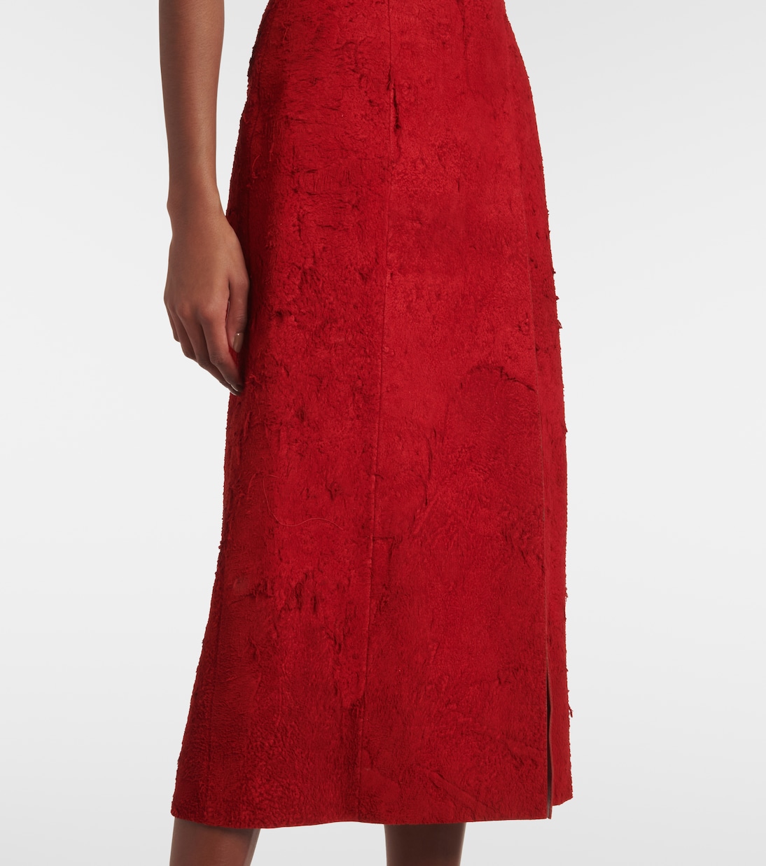 Abito midi in suede   | McQueen