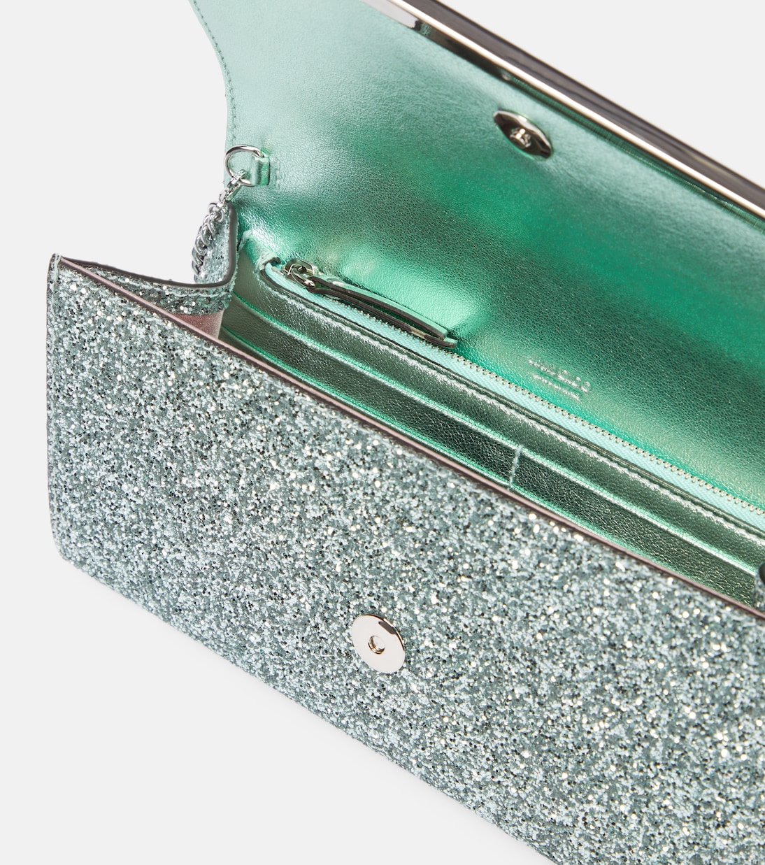 Clutch Emmie con glitter | Jimmy Choo