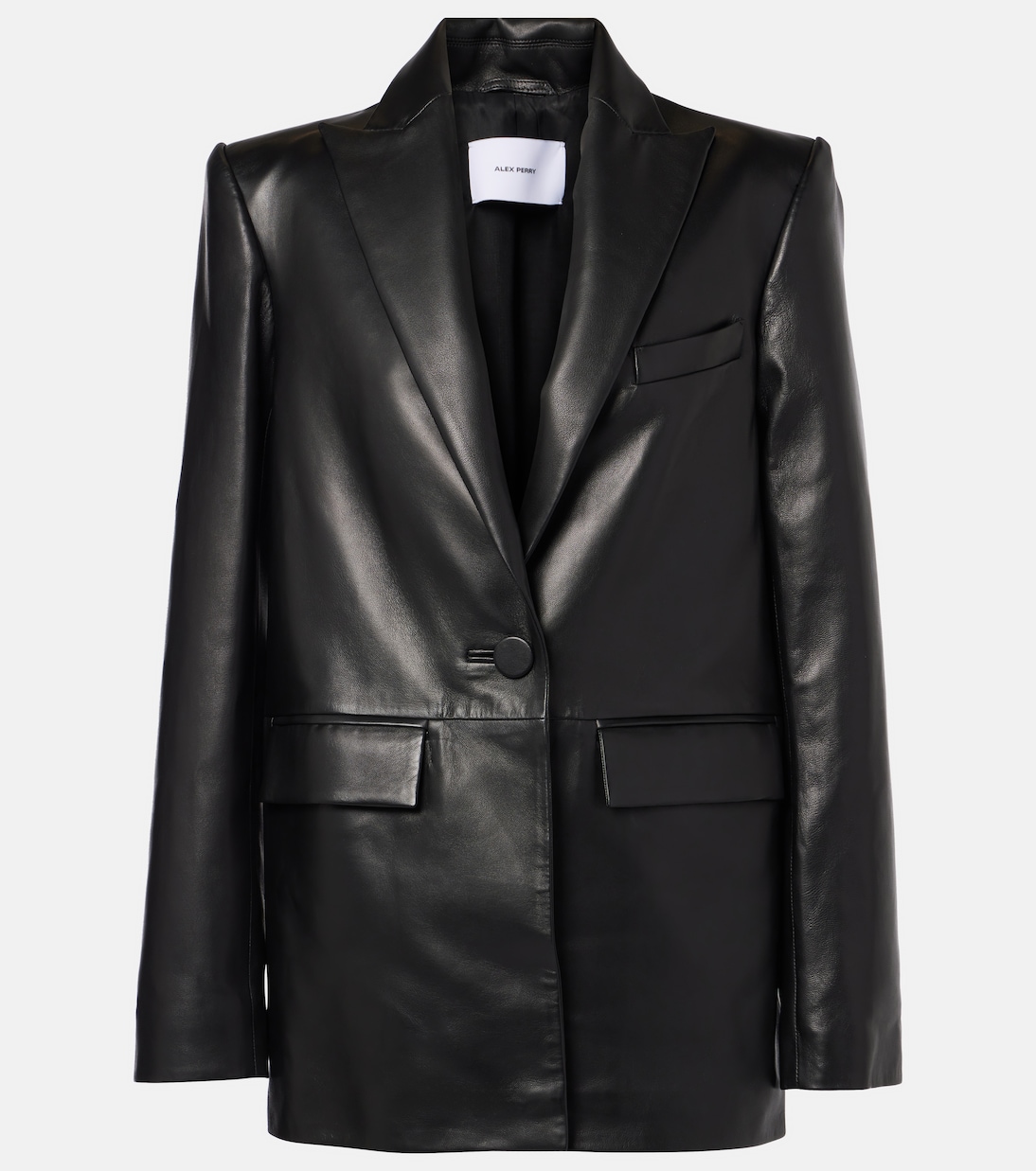 Blazer oversize in pelle | Alex Perry