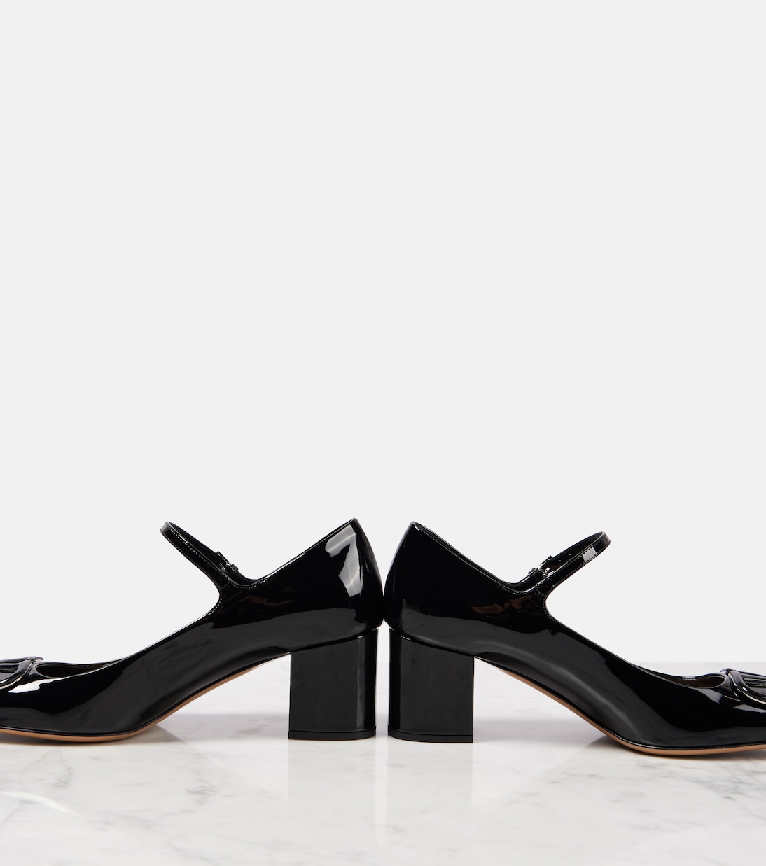 Escarpins VLogo Signature 60 en cuir | Valentino Garavani