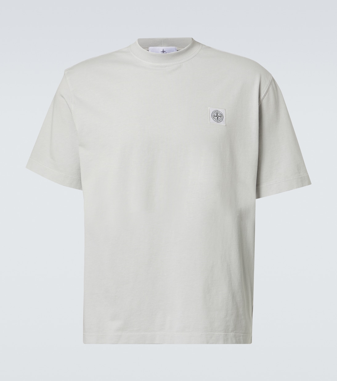 Camiseta de jersey de algodón con logo | Stone Island
