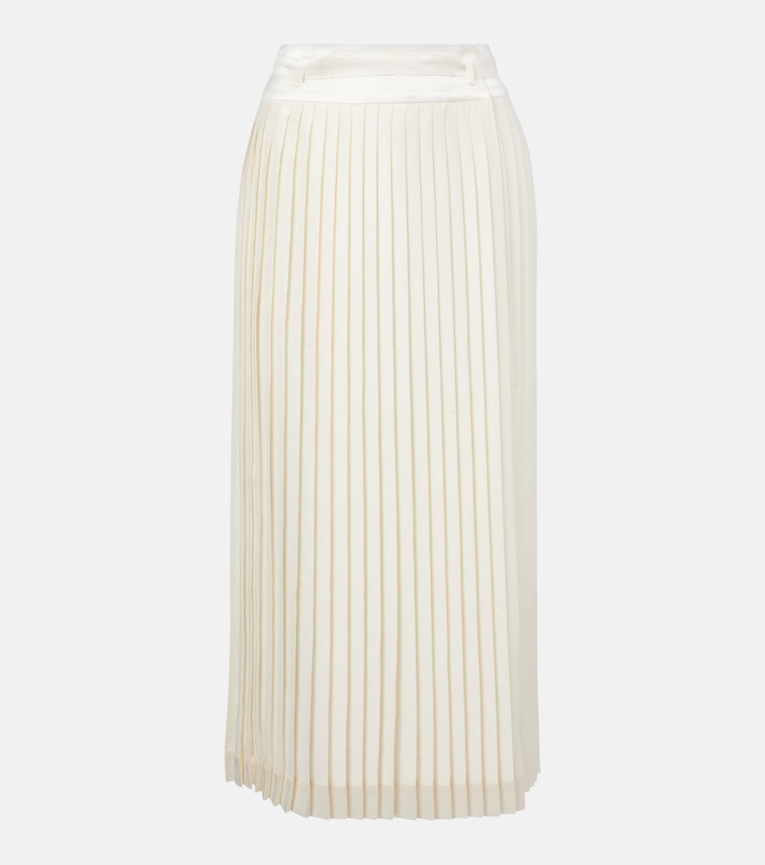 Falda midi Janel de seda plisada | Loro Piana