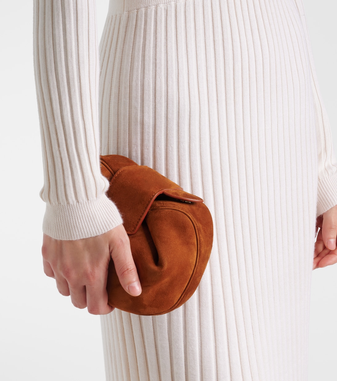 Clutch Demi in suede | Gabriela Hearst