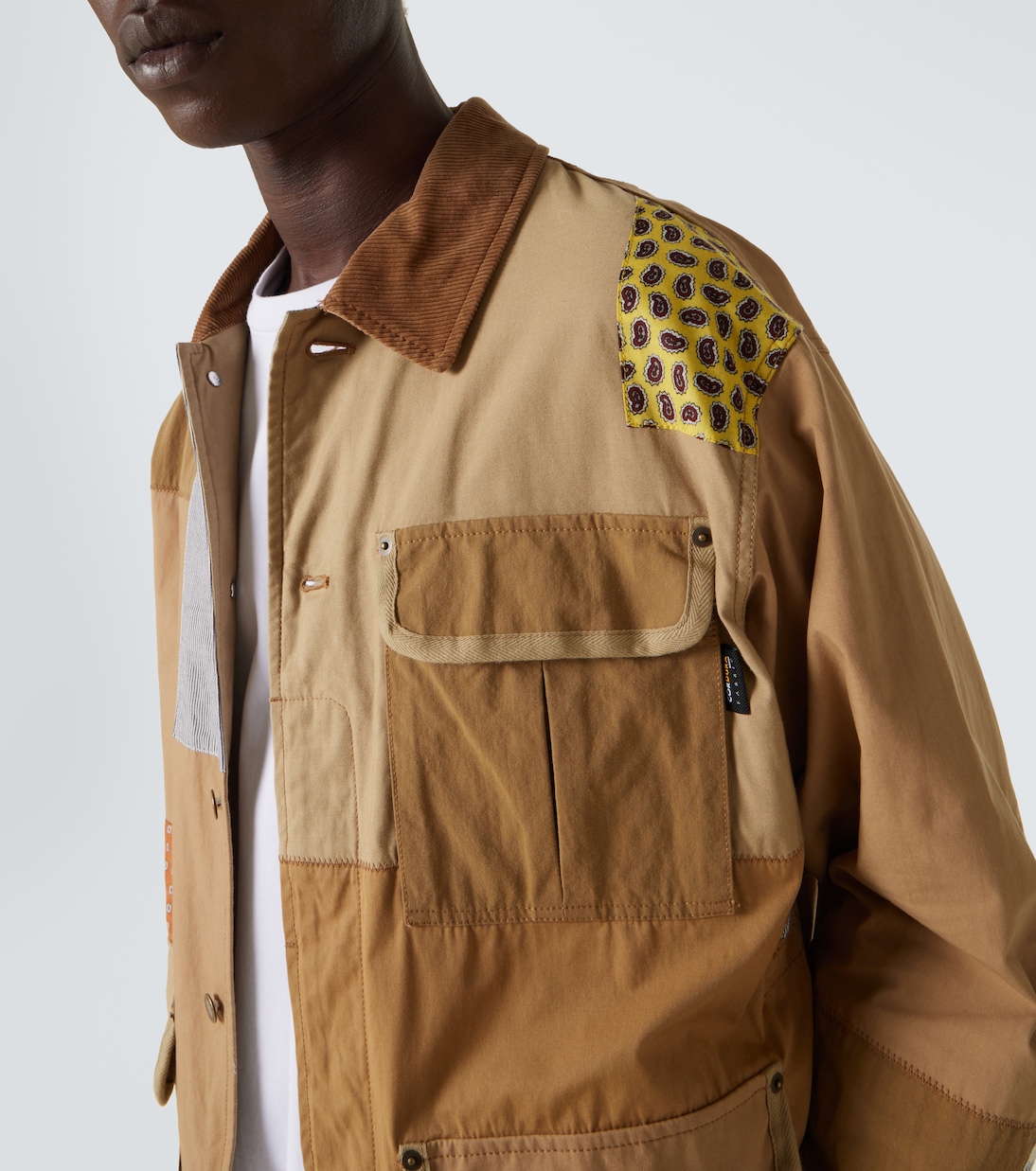Jacke Patchwork aus einem Baumwollgemisch | Comme des Garçons Homme