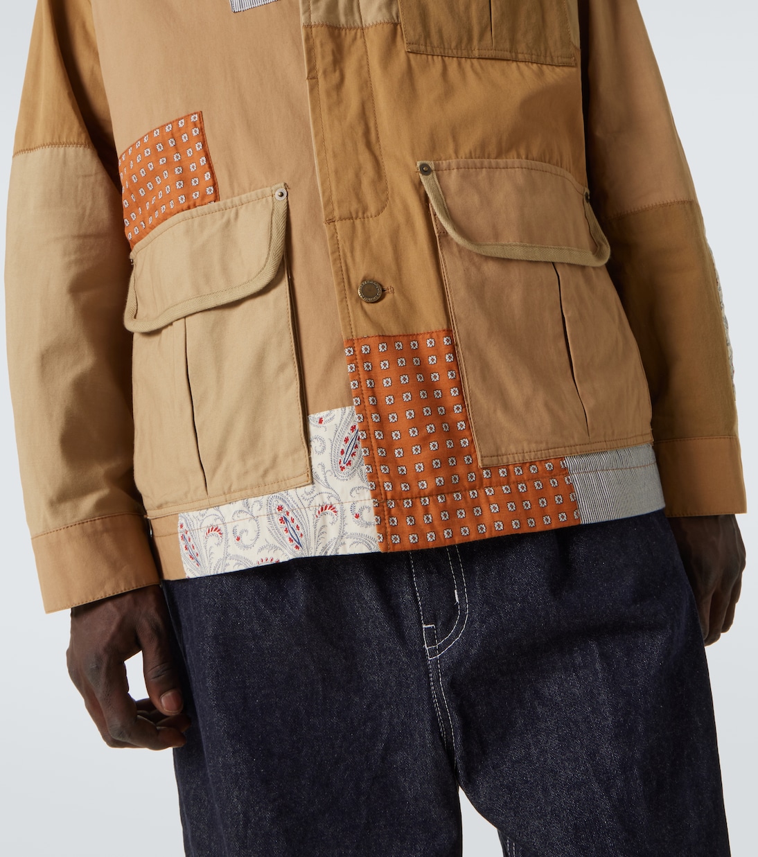 Jacke Patchwork aus einem Baumwollgemisch | Comme des Garçons Homme
