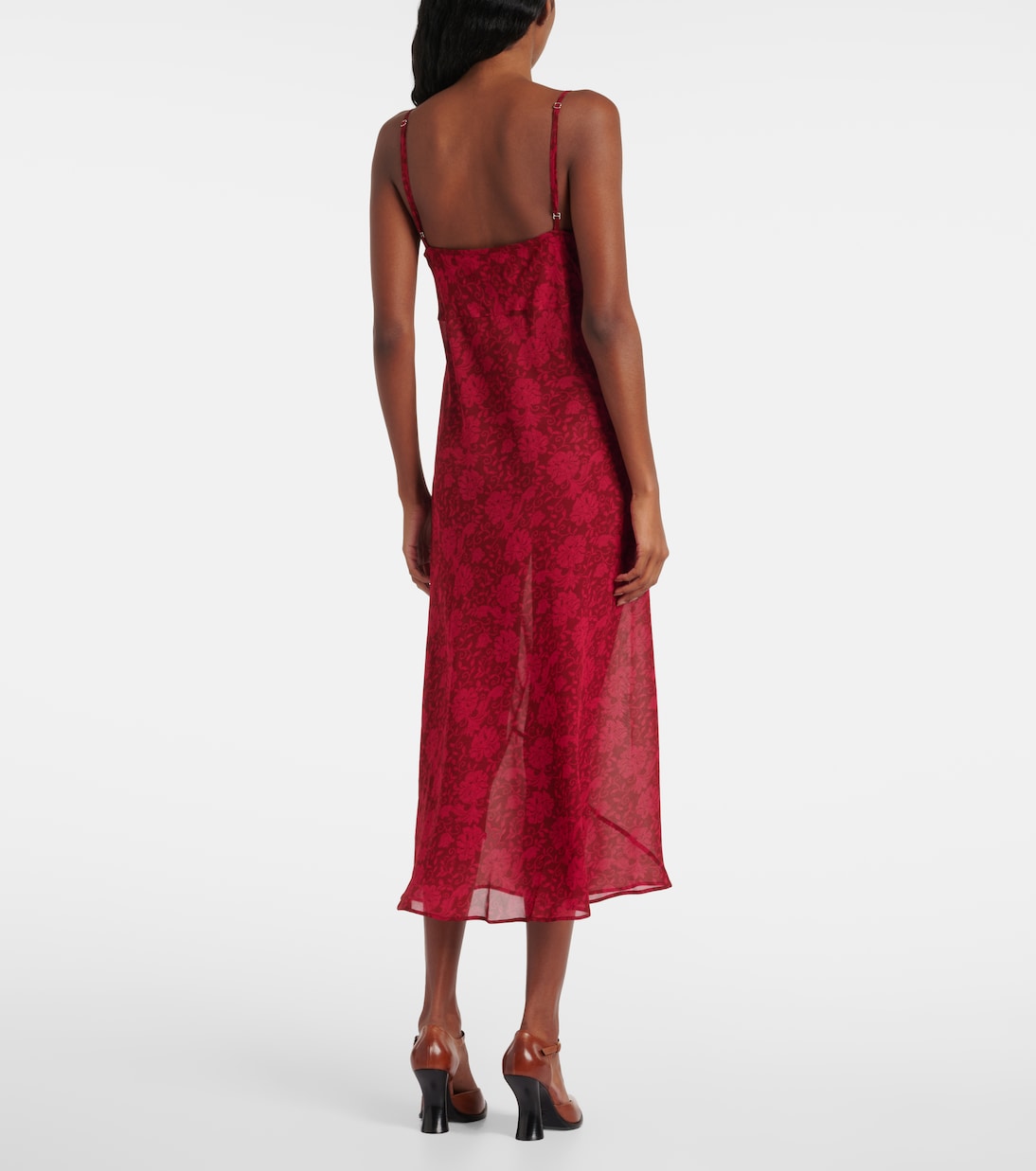 Abito sottoveste con stampa floreale | Dries Van Noten